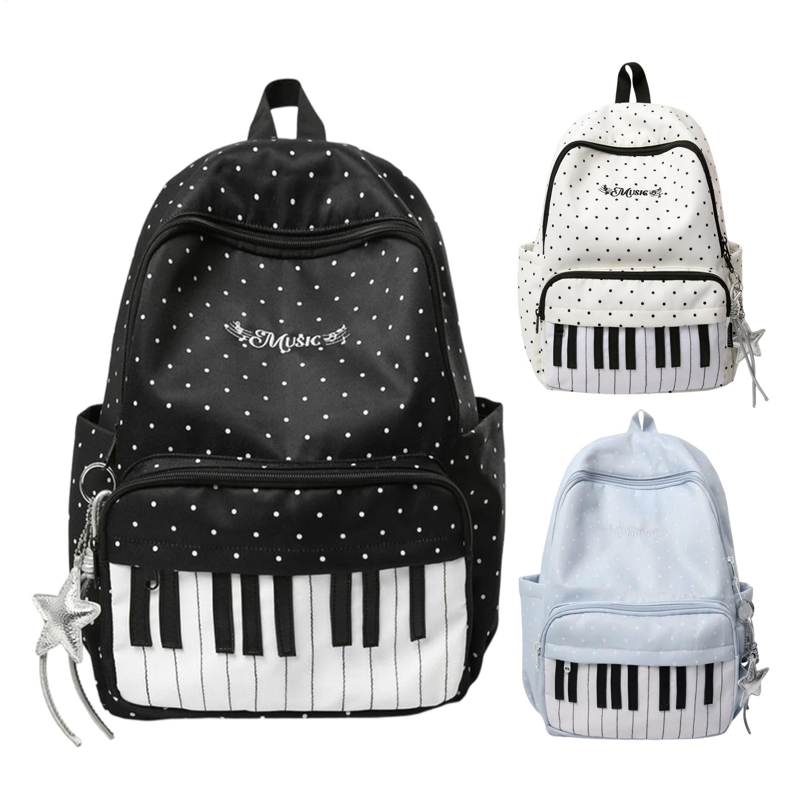 Piyano Baskılı Seyahat Sırt Ça - Fashion Backpack Women incelemesi ve fiyatı